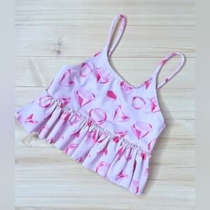 Kortini Jeane Gem Stone Swim Top. Size 4/5